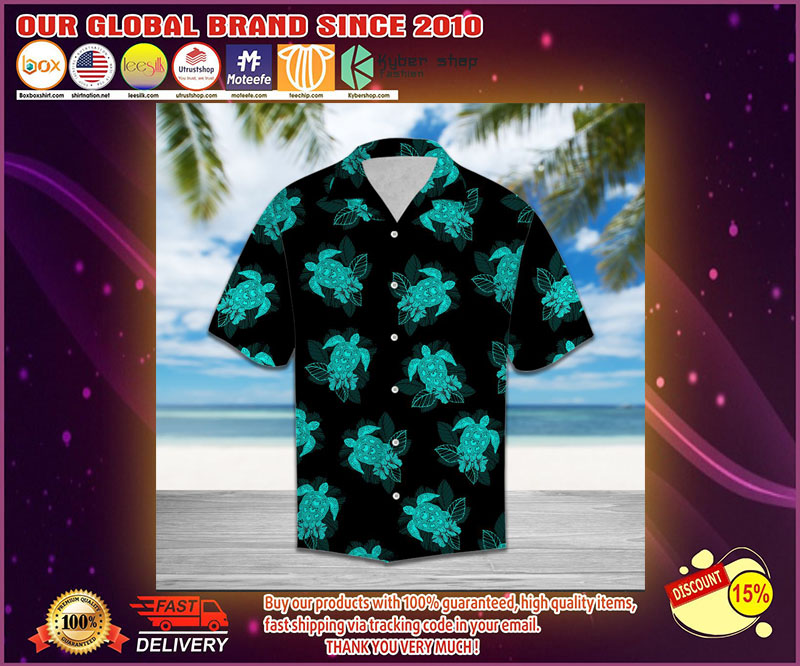 Turtle hawaiian shirt