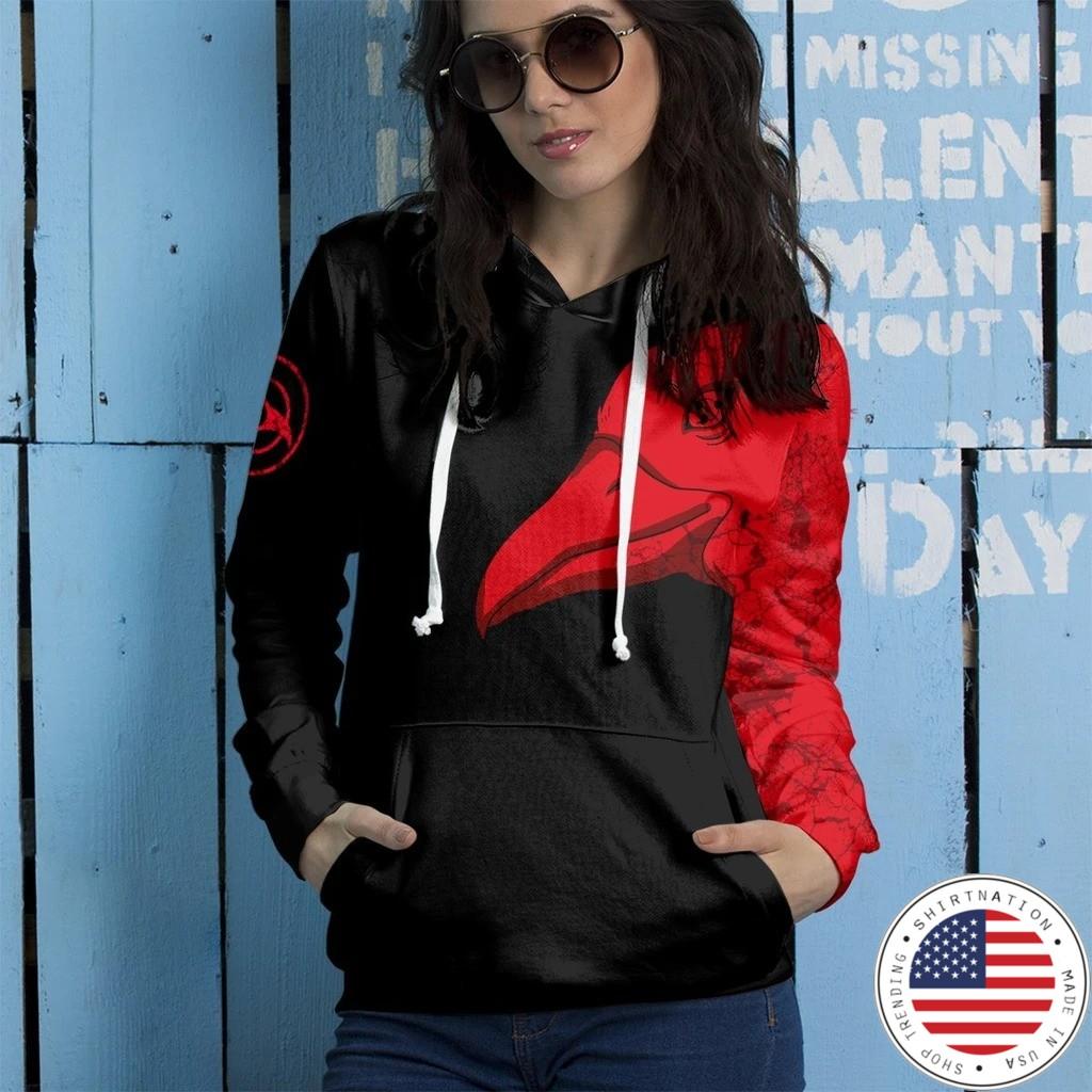 Uchiha Itachi crow 3D over print hoodie3