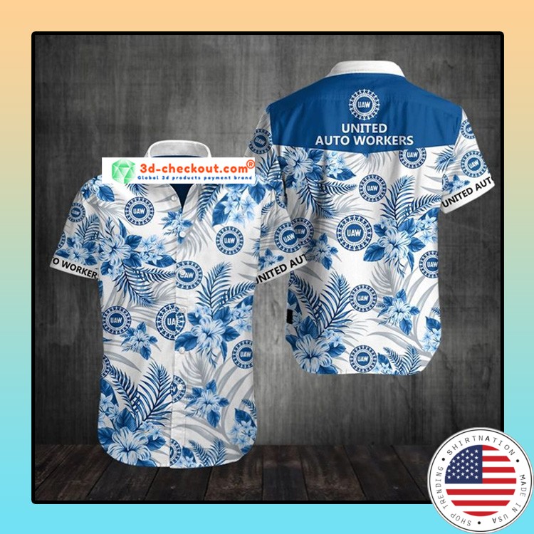 United auto workers UAW Hawaiian Shirt 1