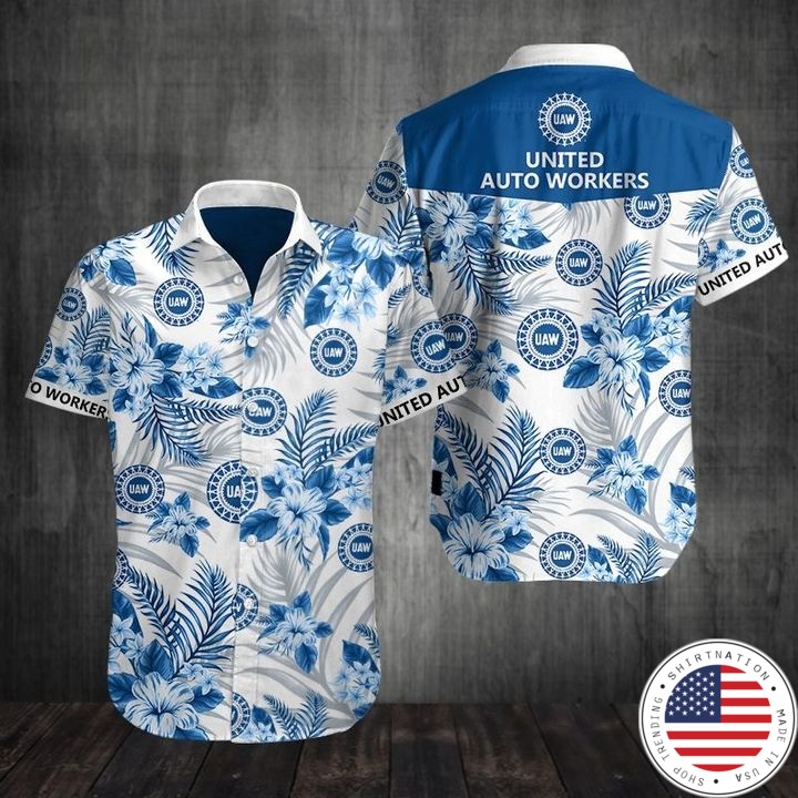 United auto workers UAW Hawaiian Shirt 2