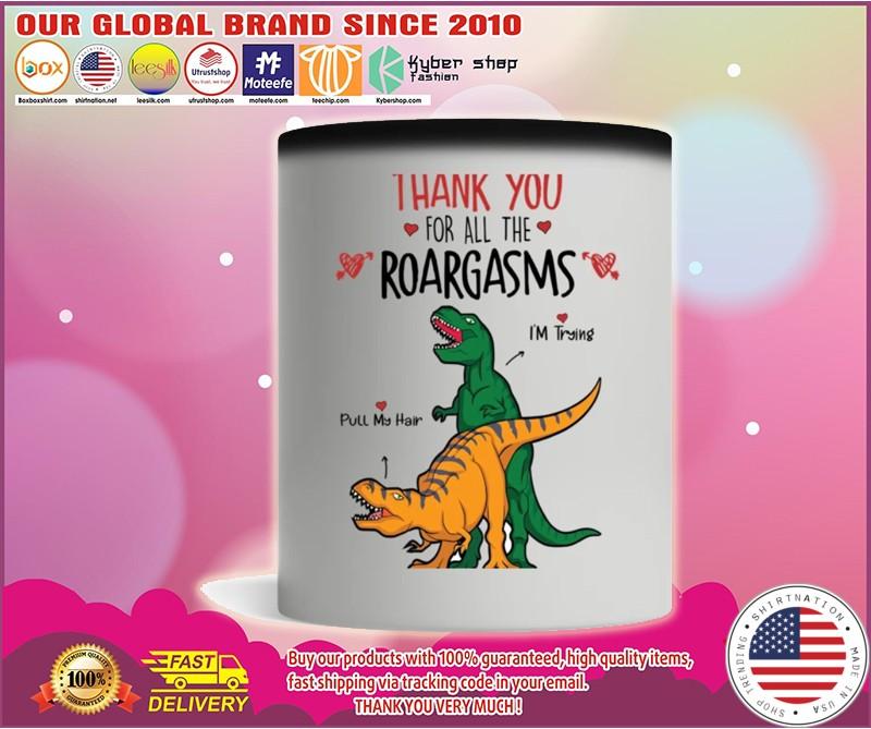 Valentine Dinosaur Thank you for all the roargasms mug