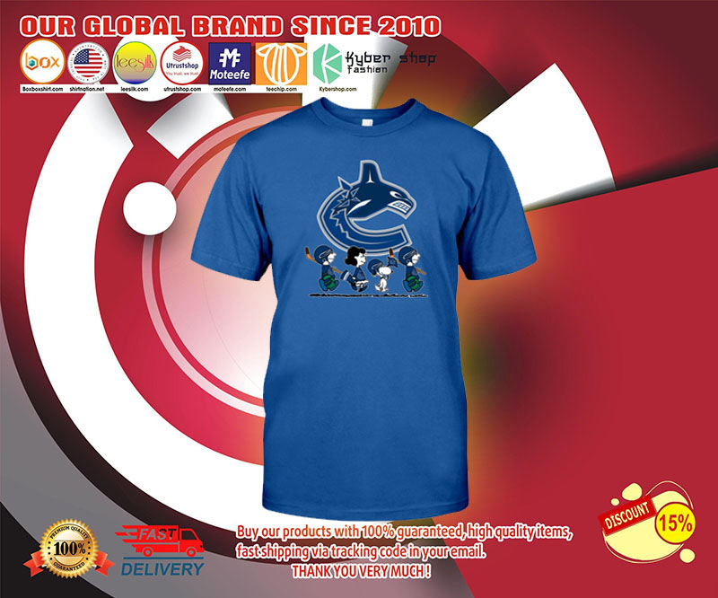 Vancouver Canucks Snoopy Charlie Brown shirts