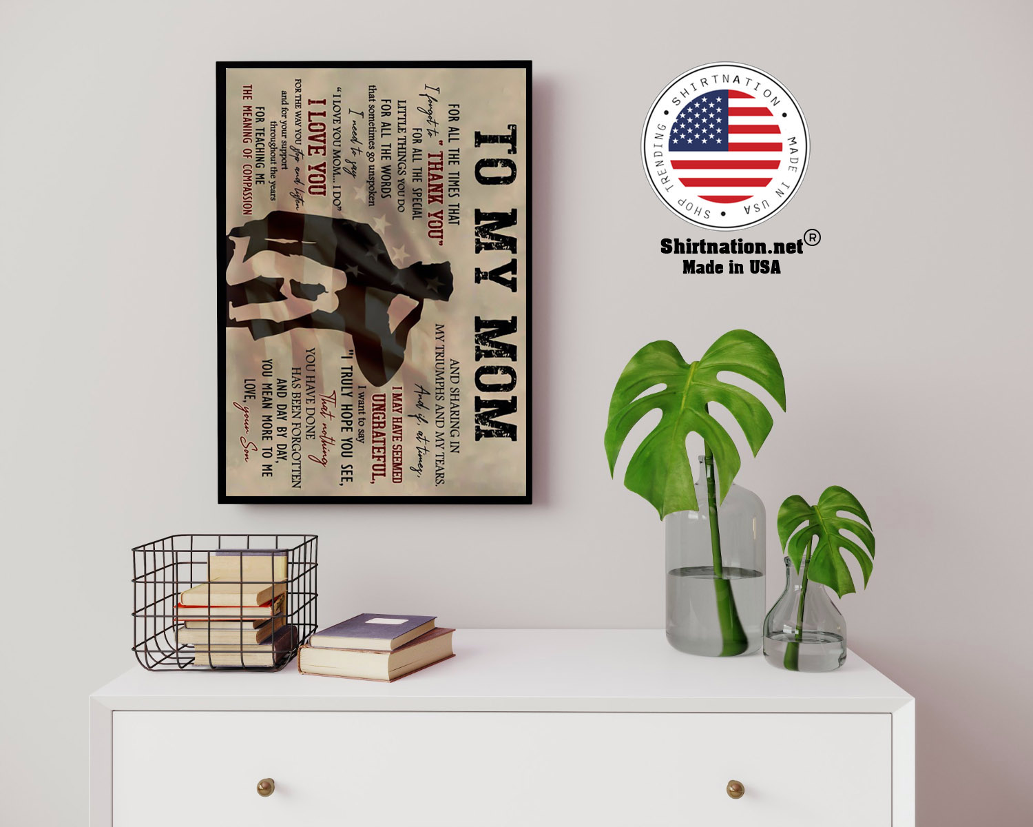 Veteran To my mom for all the times that i forget to thank you poster 14