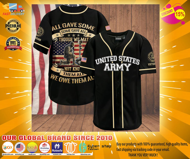 Veteran all gave some some gave all American flag baseball shirt2