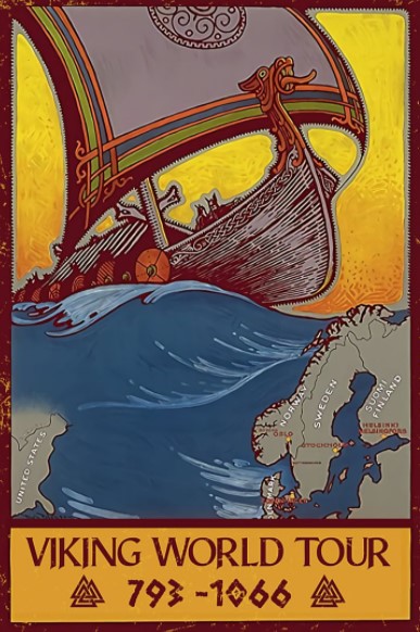 Viking world tour poster