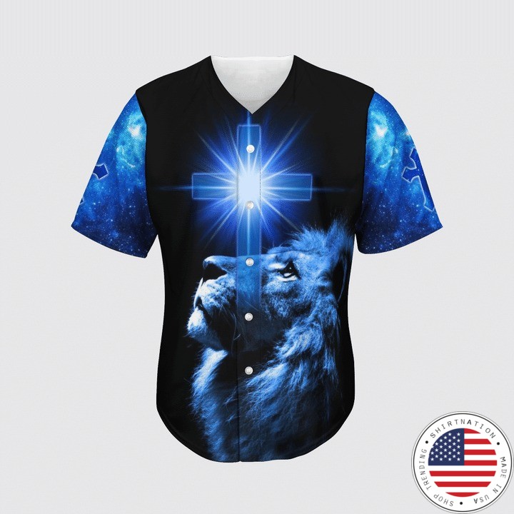 I believe in god out father Baseball Jersey2