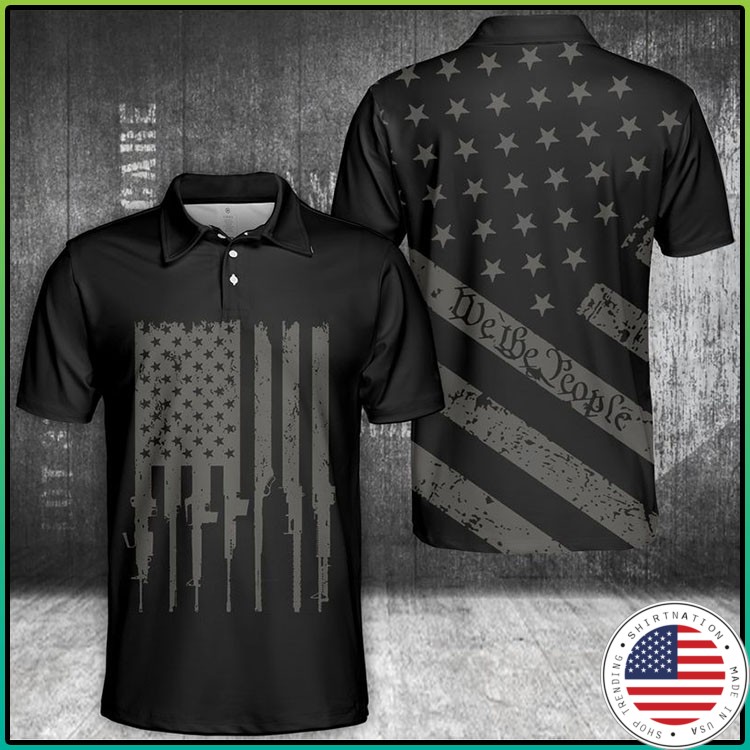 We The People U.S Flag Polo Shirt4