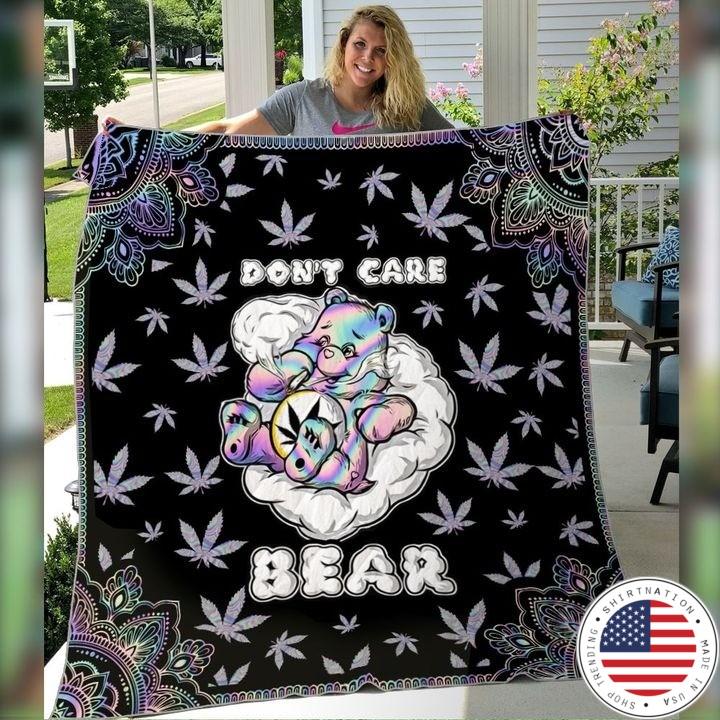 Weed dont care bear bedding set2 1