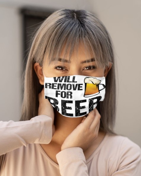 Will remove for beer face mask