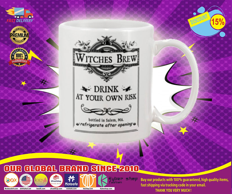 Witches brew drink at your own risk mug