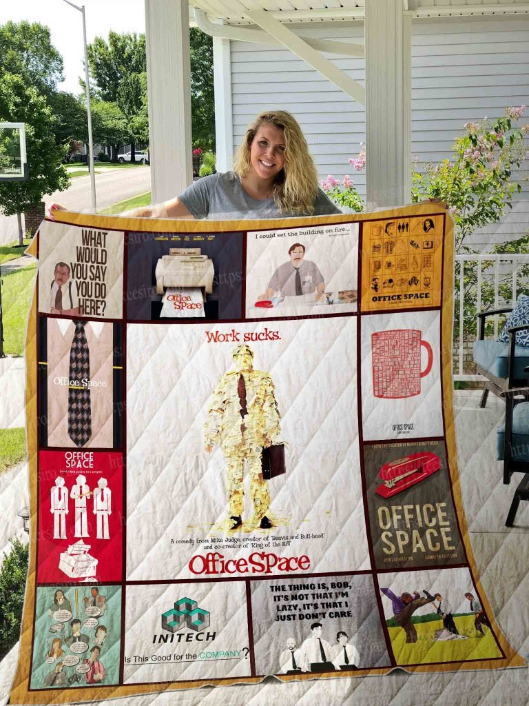 Work sucks Office Space Quilt