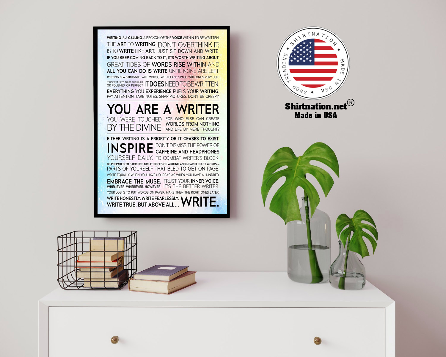 Writer Manifesto writing is a calling a beckon of the voice poster 14