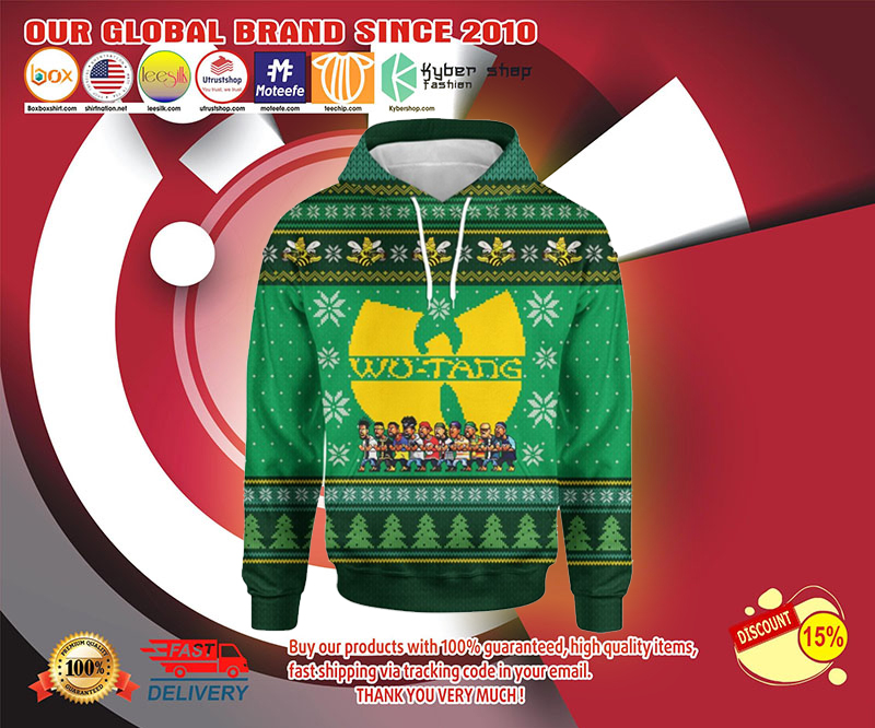 Wutang clan 3d over print hoodie