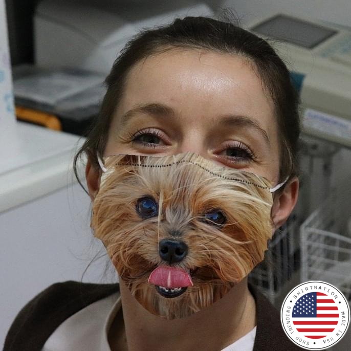 Yorkshire Terrier face mask