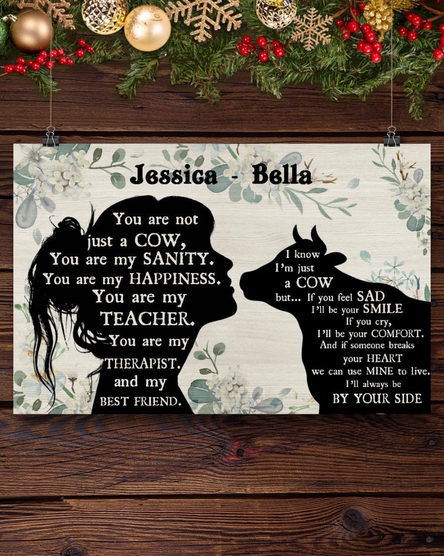 You are not just a Cow custom name poster2