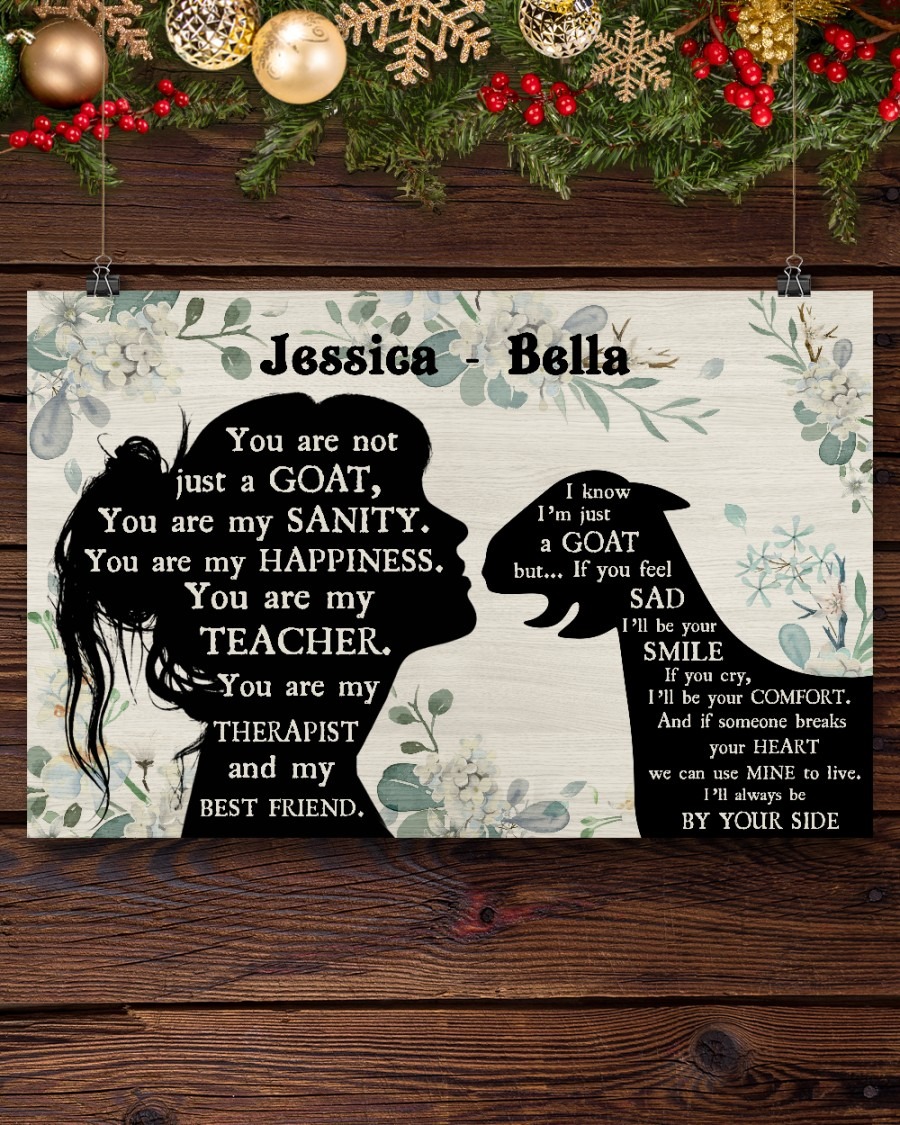 You are not just a Goat custom name poster2