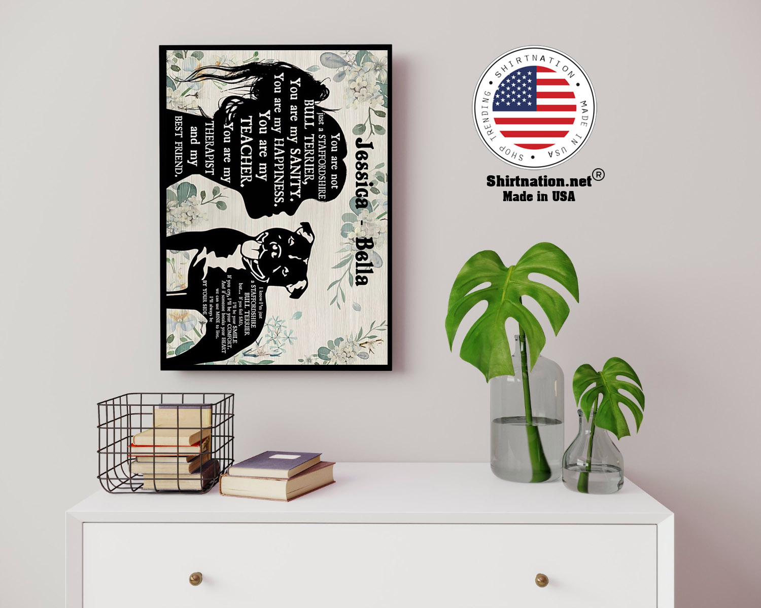 You are not just a Staffordshire custom personalized name poster 14
