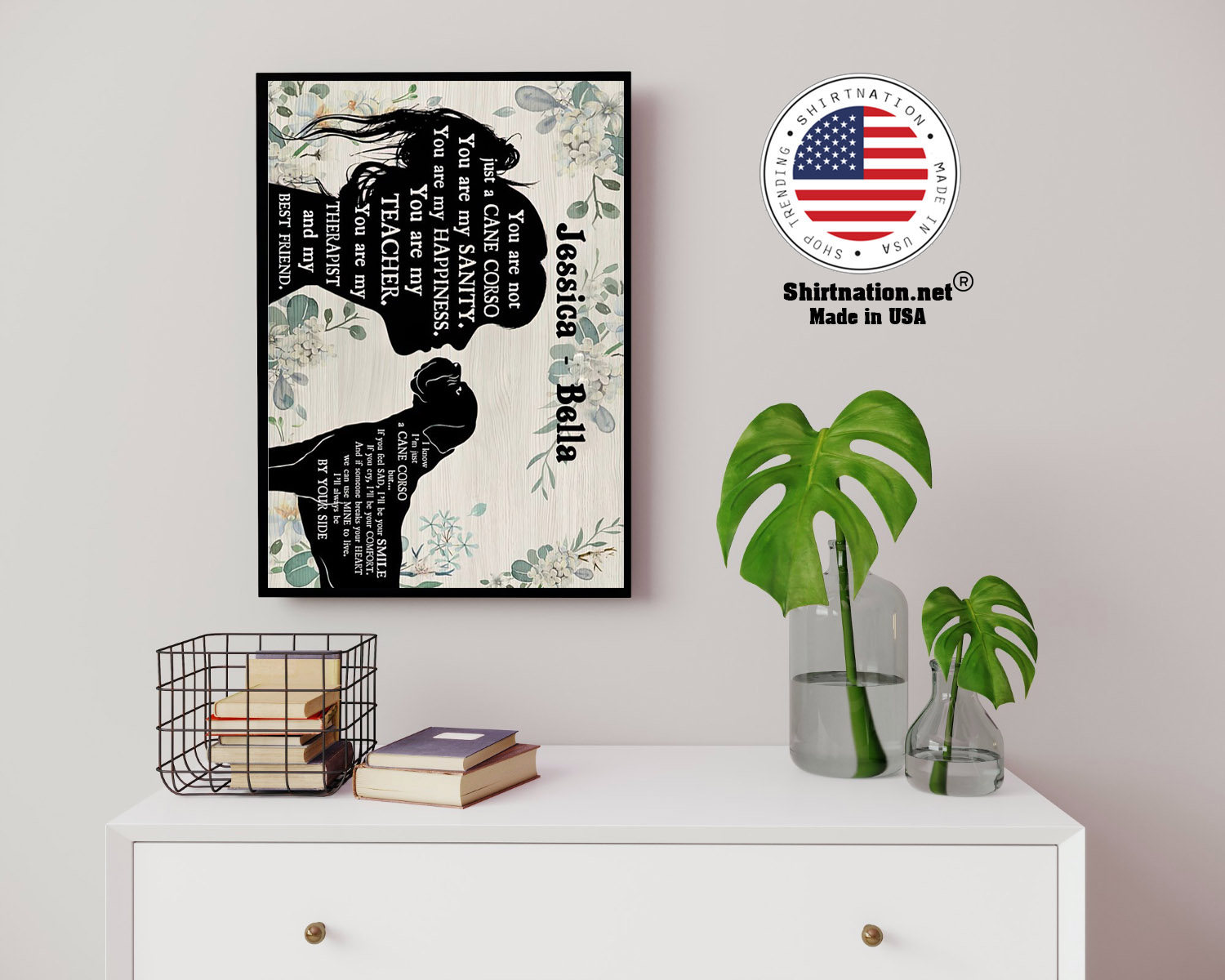 You are not just a cane corso you are my sanity custom personalized name poster 14