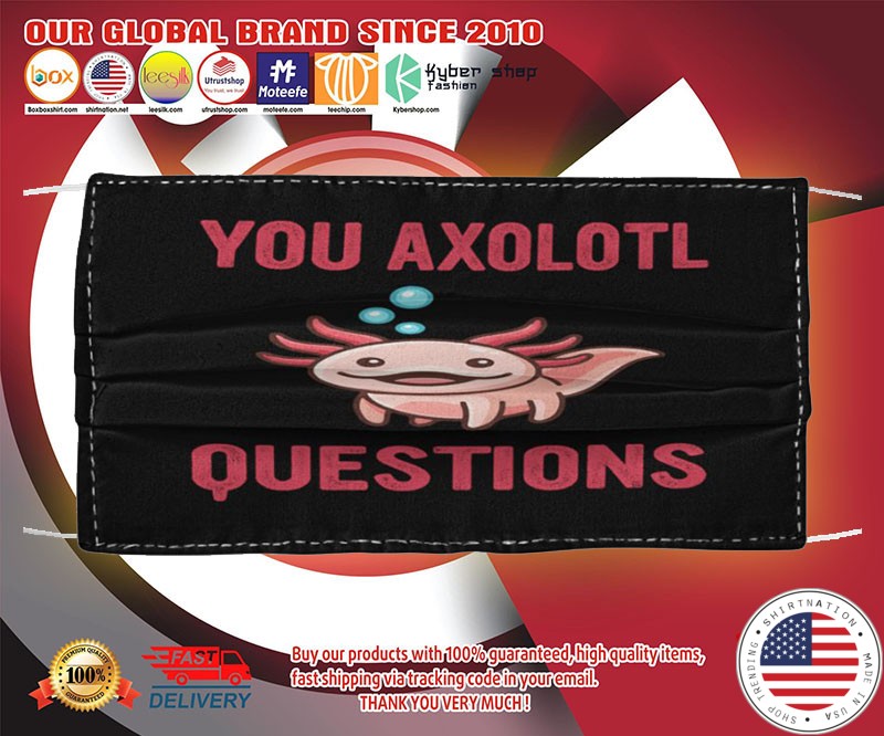 Your axolotl questions face mask