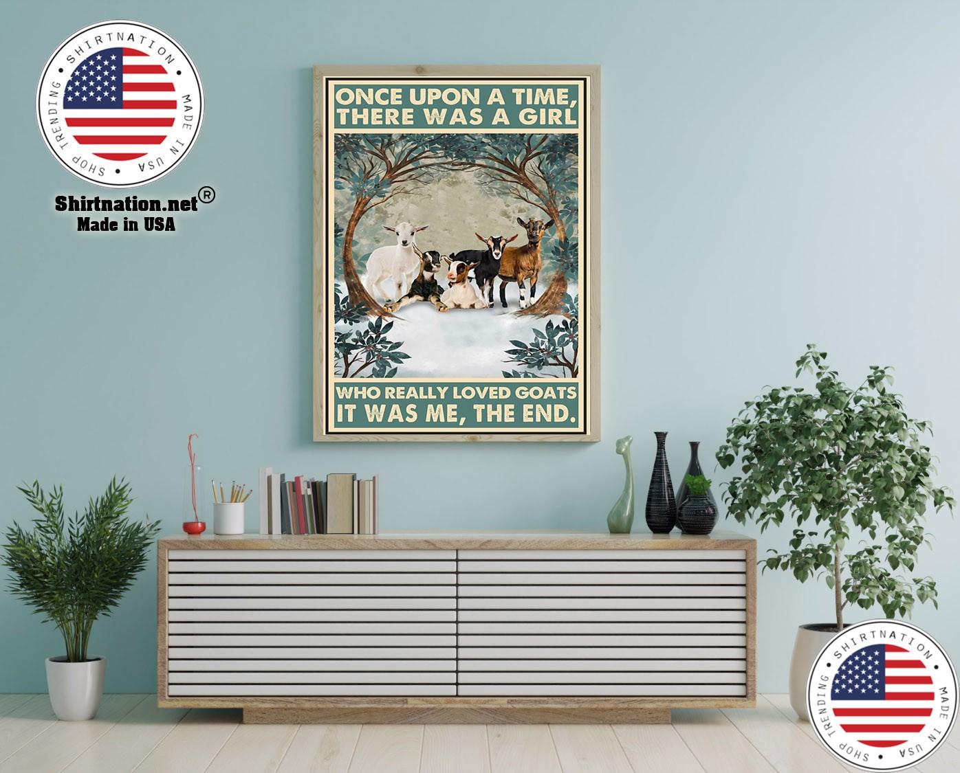 Once upon a time there was a girl who really loved goats poster 1