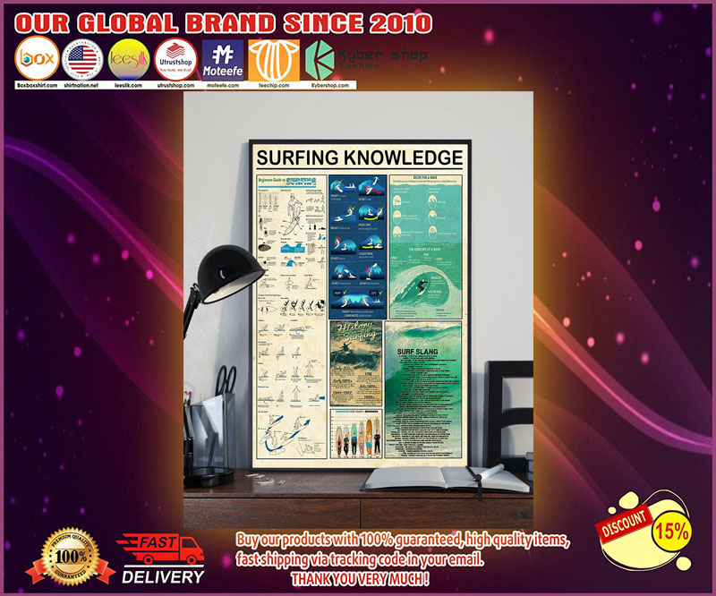 Surfing knowledge poster