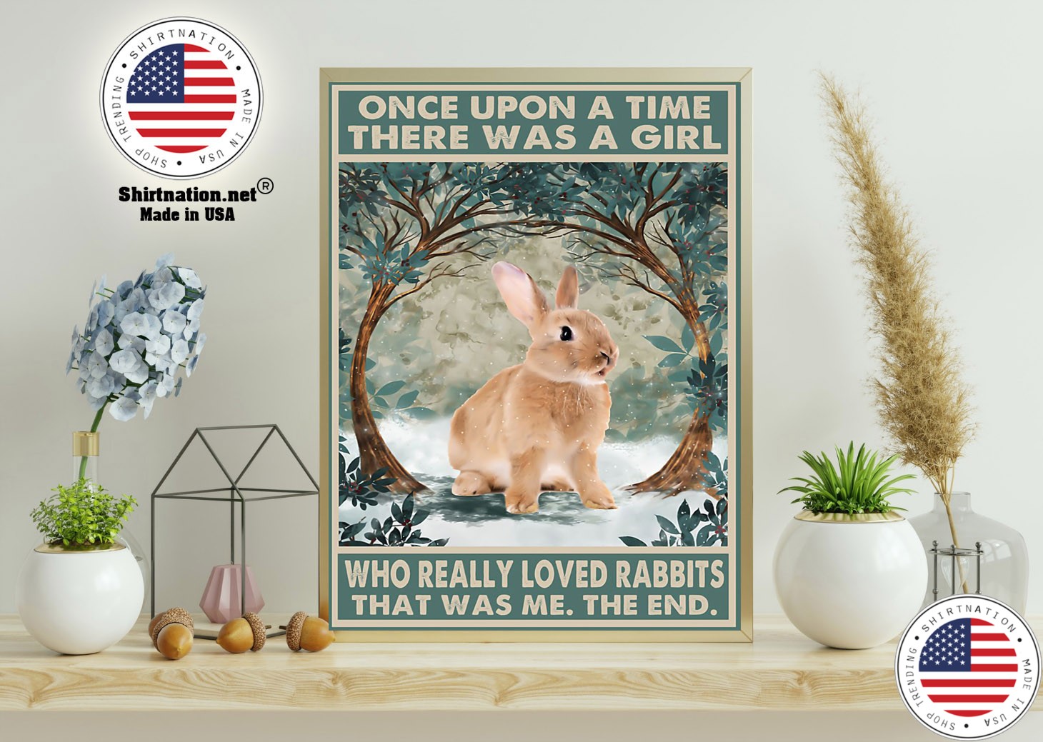 Once upon a time there was a girl who really loved rabbits poster 9