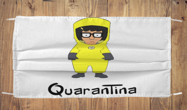 Tina belcher Quarantina face mask