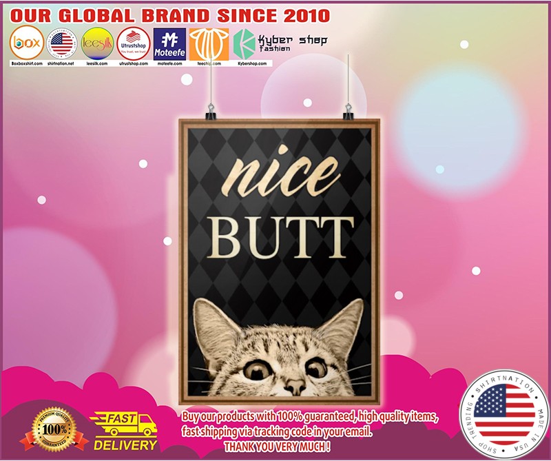 Nice butt Cat poster