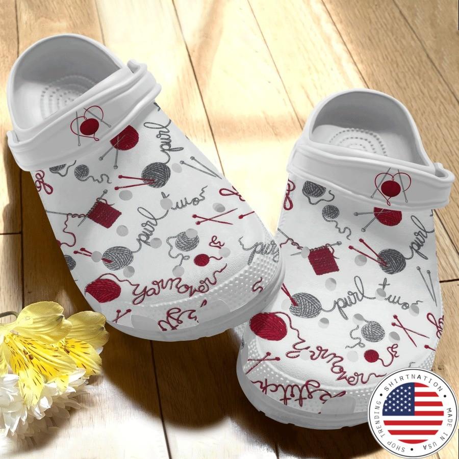 sheep knitting crocs crocband clog2