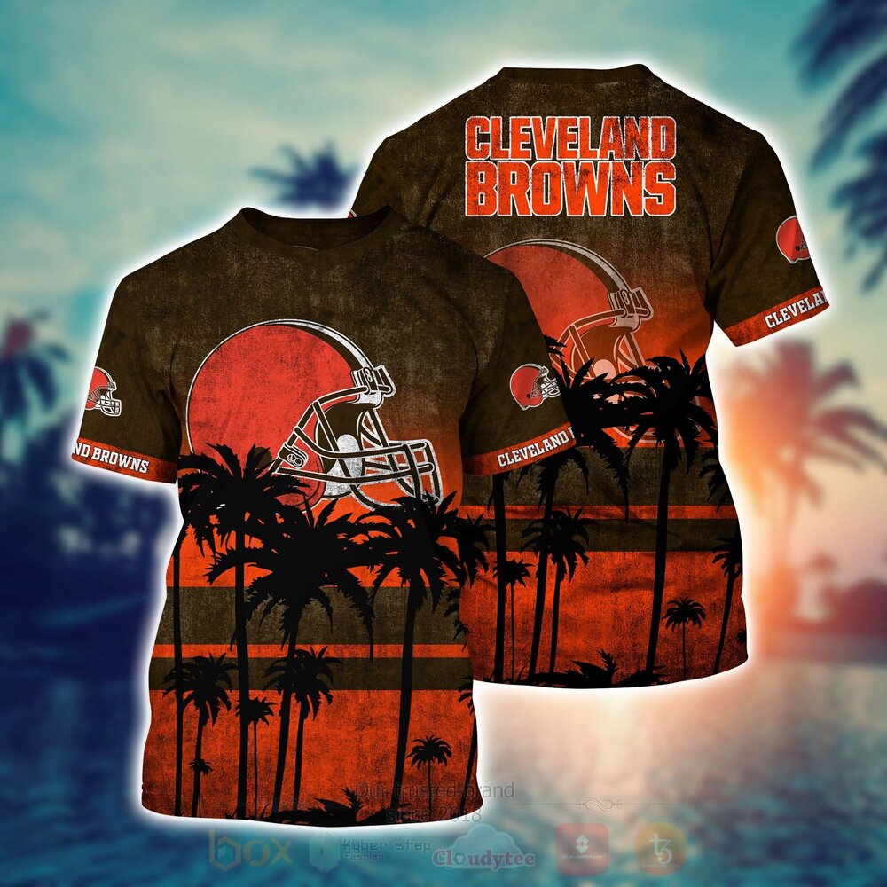 NFL Cleveland Browns Hawaiian Shirt Short 1