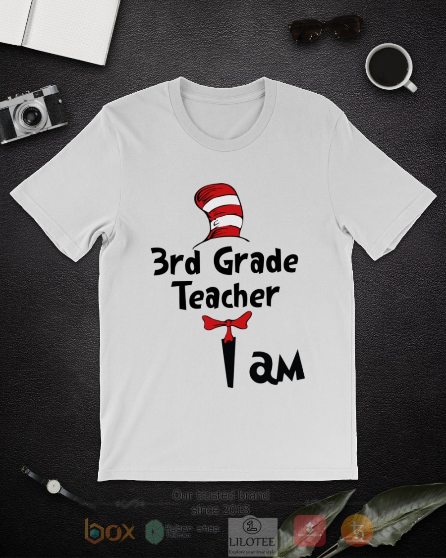 3rd Grade Teacher I Am Dr Seuss 3D Hoodie Shirt 1 2 3