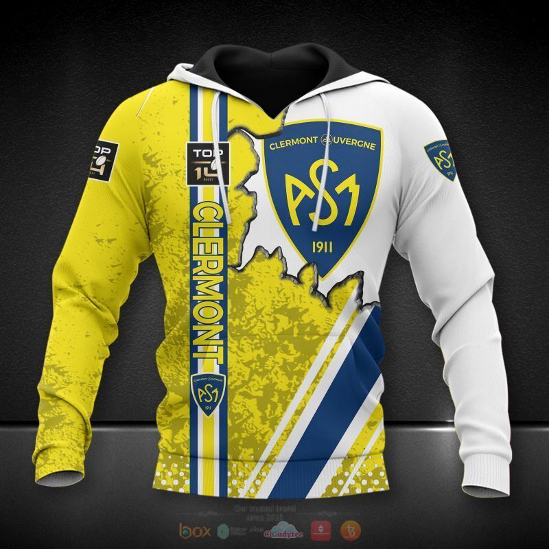 ASM Clermont Auvergne 3d shirt hoodie