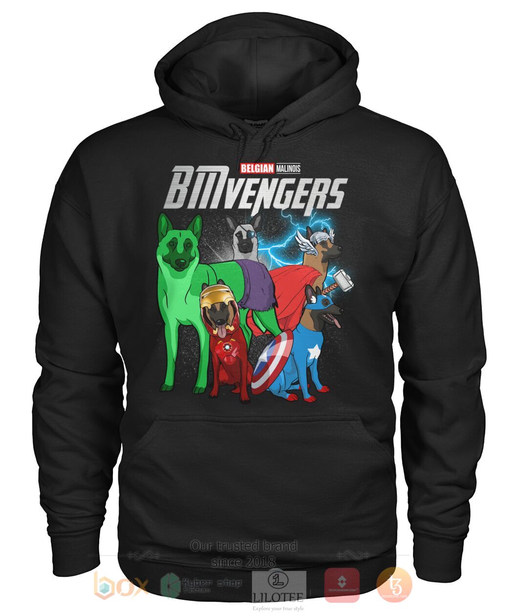 Belgian Malinois Bmvengers 3D Hoodie Shirt 1