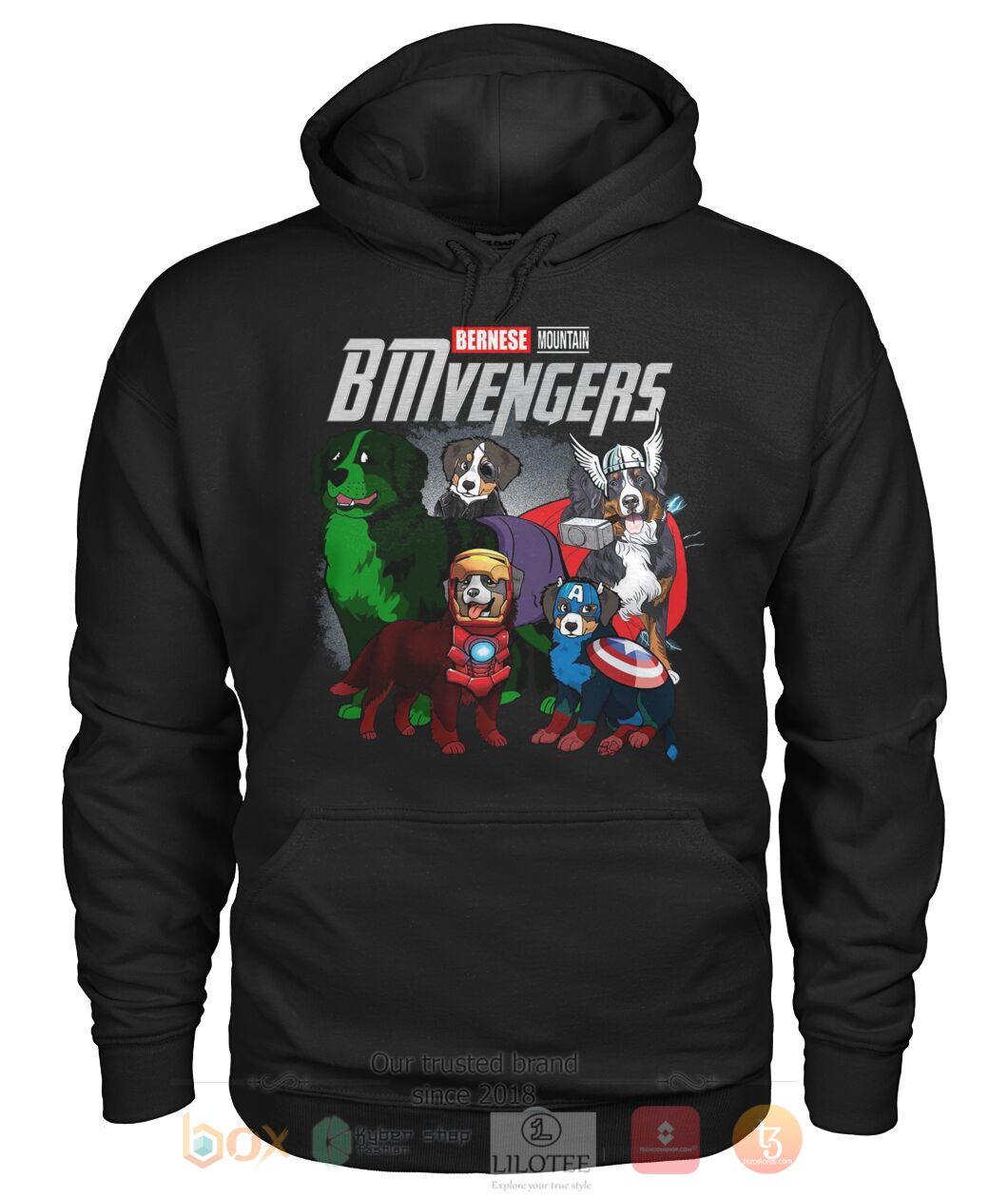 Bernese Mountain Bmvengers 3D Hoodie Shirt 1