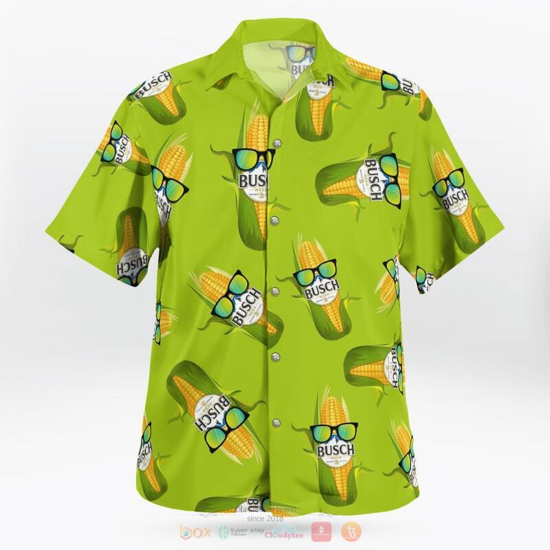 Busch Beer Corn Hawaiian Shirt 1