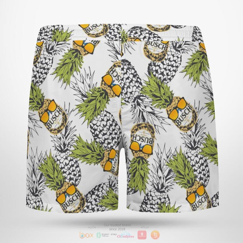 Busch Beer Pineapple Beach Short 1