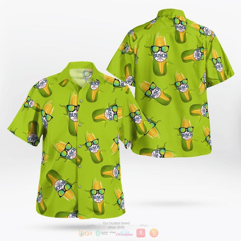 Busch Light Apple Corn Hawaiian Shirt