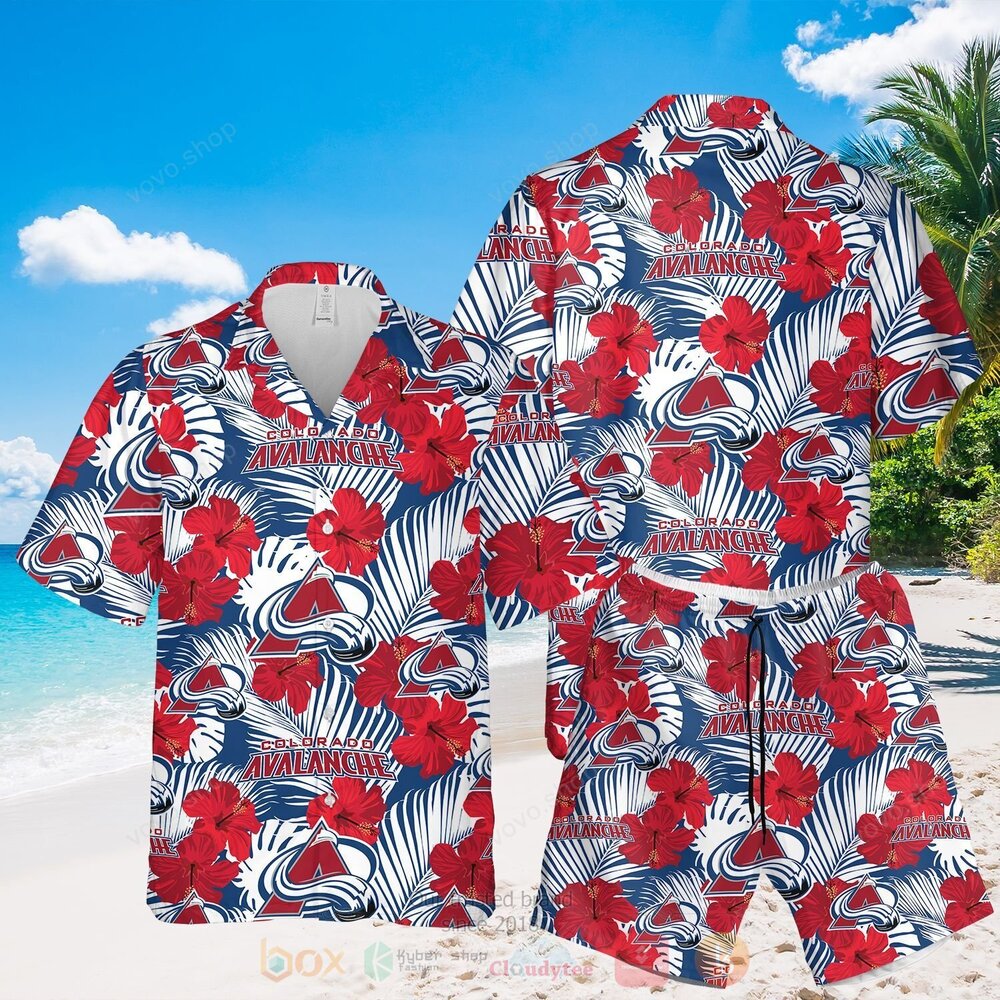 Colorado Avalanche Red Hawaiian Shirt