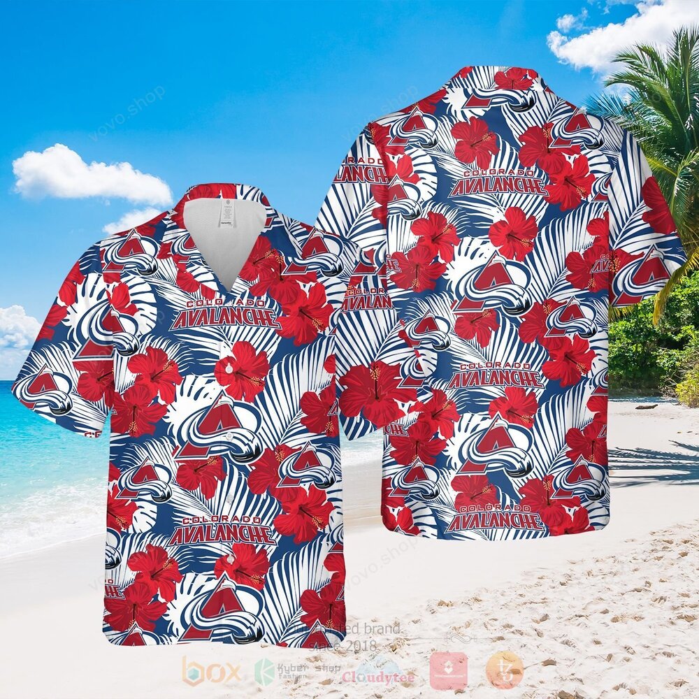 Colorado Avalanche Red Hawaiian Shirt 1