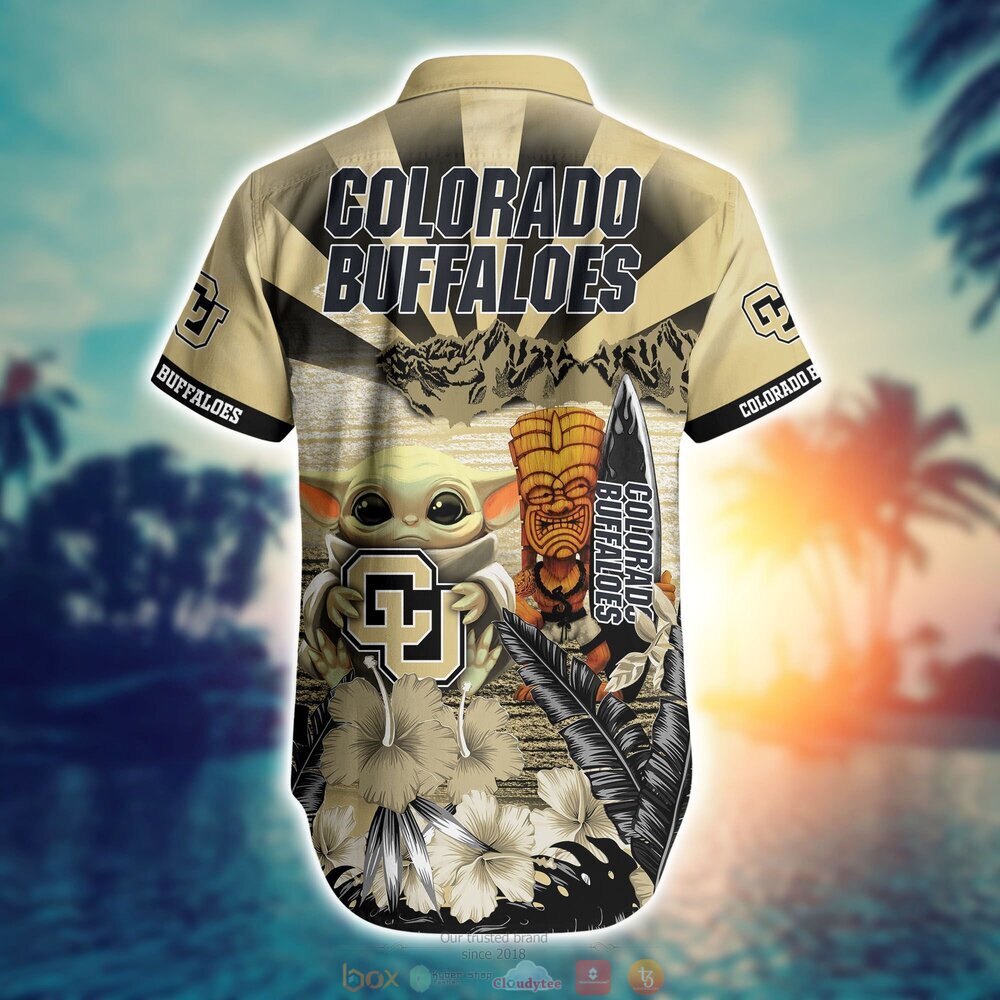Colorado Buffaloes NCAA Baby Yoda Hawaiian Shirt Shorts 1 2