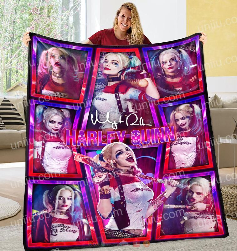 DC Comics Harley Quinn Blanket