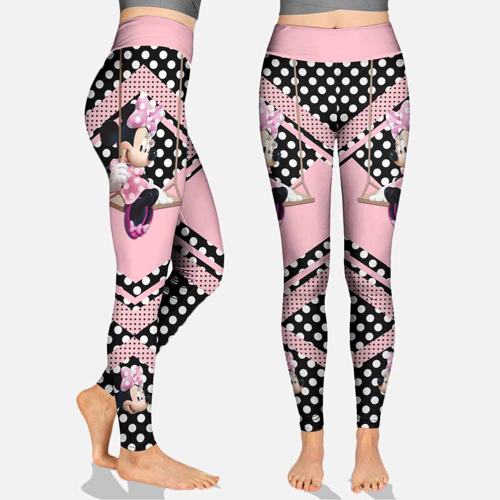 Disney Minnie Mouse Pink Custom Name 3D Hoodie Pant1