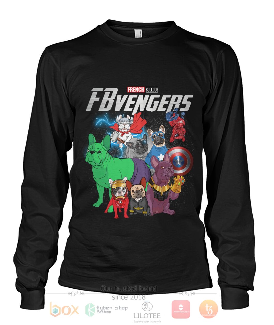 French BullDog Fbvengers 3D Hoodie Shirt