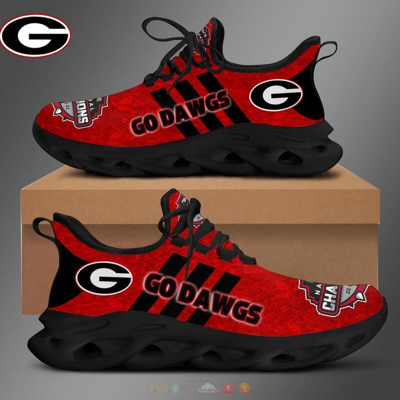 Georgia Bulldogs Champion Go Dawgs Clunky Max Soul Shoes