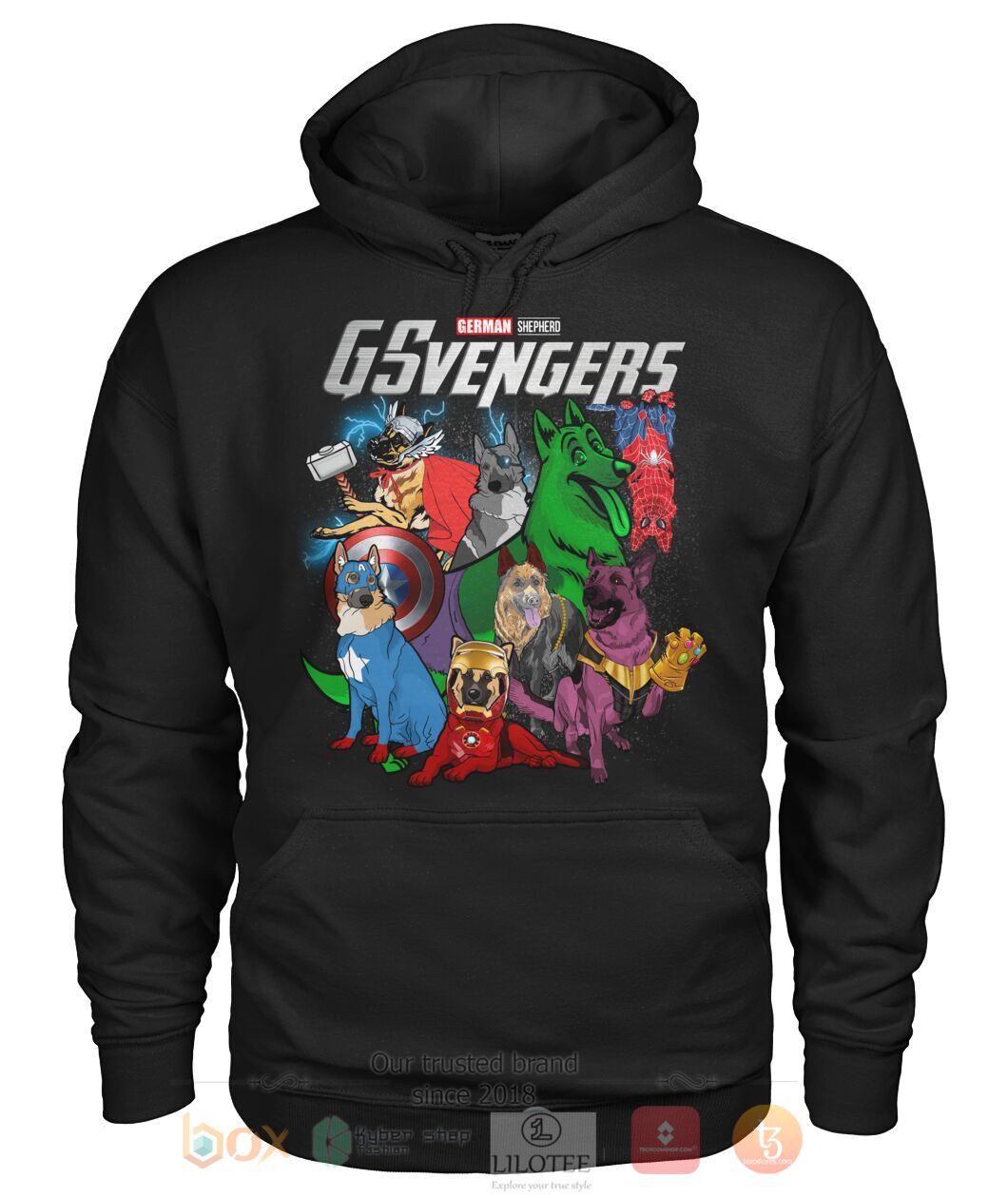 German Shepherd Gsvengers 3D Hoodie Shirt 1