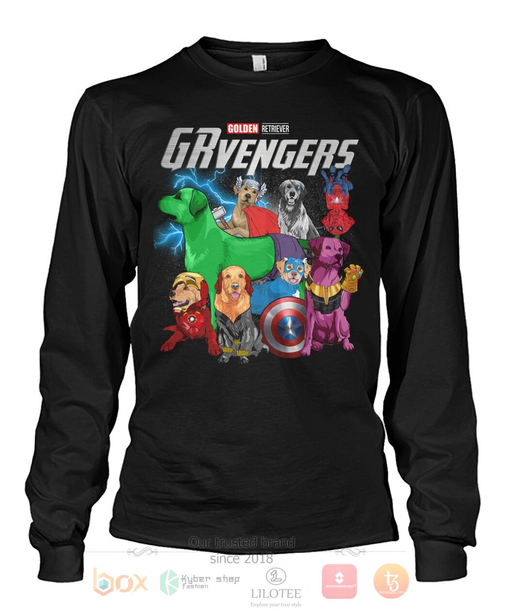 Golden Retriever Grvengers 3D Hoodie Shirt