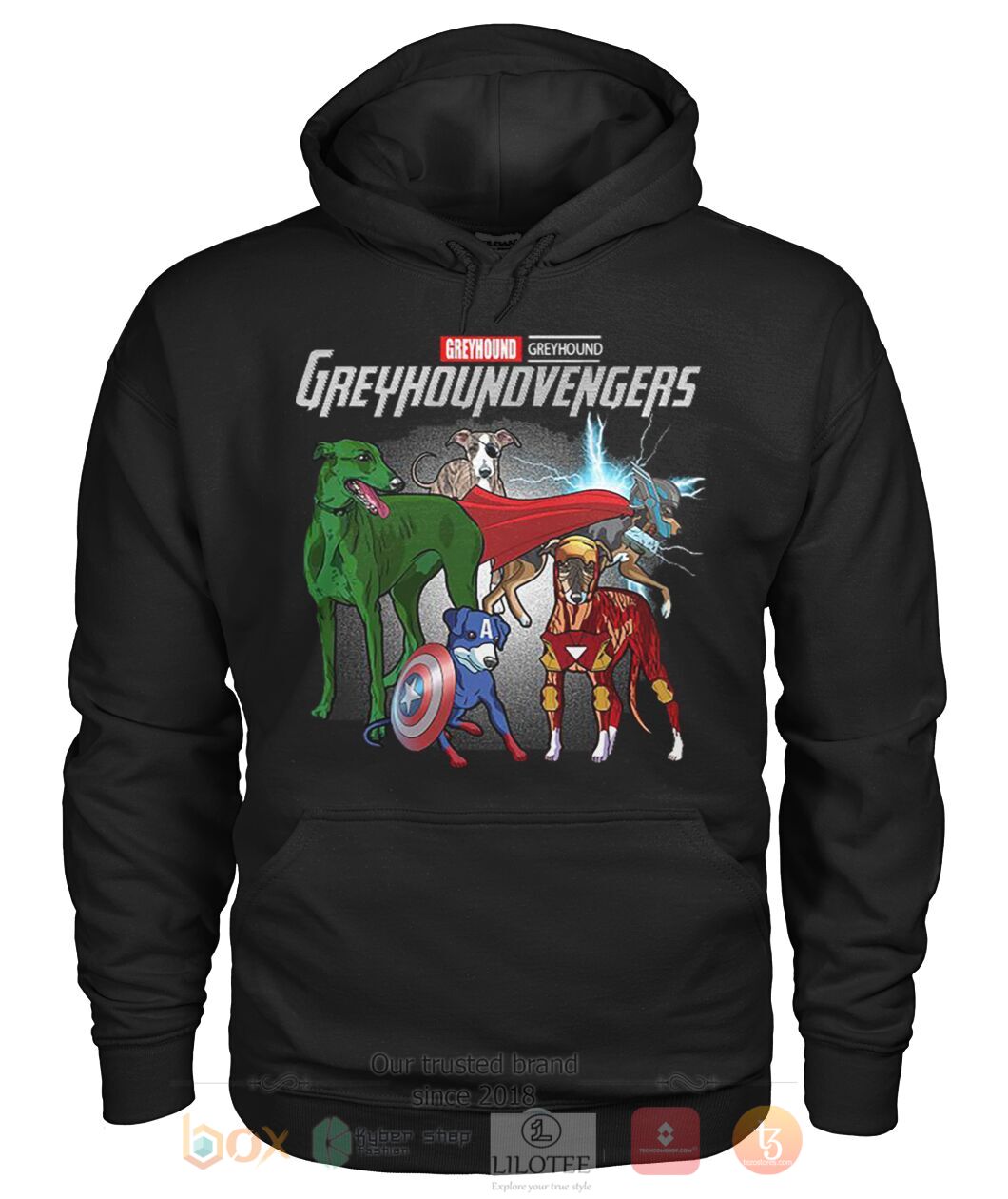 Greyhoundvengers Ver2 3D Hoodie Shirt 1