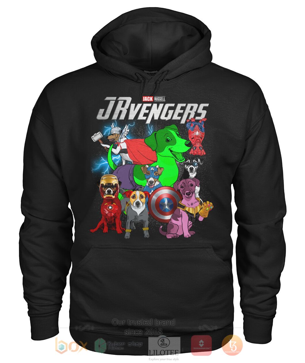 Jack Russell Jrvengers 3D Hoodie Shirt 1