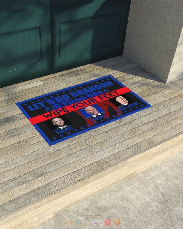 Lets go Brandon FJB FU46 8646 Wipe feet here doormat 1 2 3 4 5