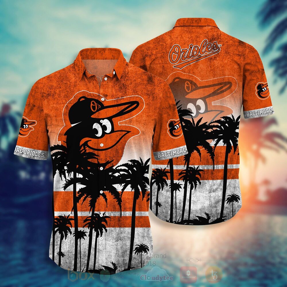 MLB Baltimore Orioles Hawaiian Shirt Short